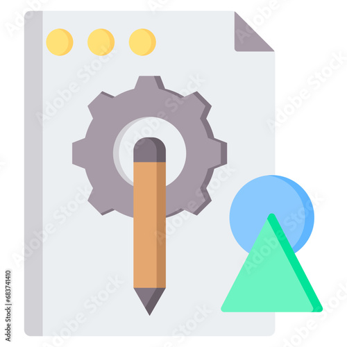 Process Redesign Flat Icon