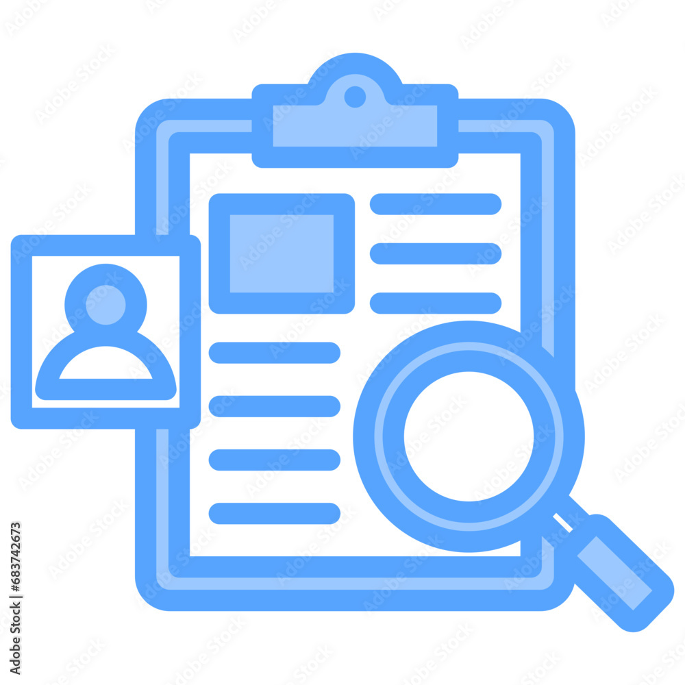 Investigation Blue Icon Investigation Blue Icon