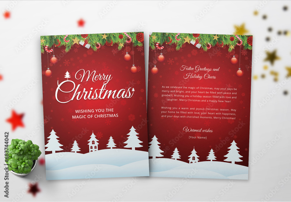 Christmas Invitation Card Template Stock Template Adobe Stock christmas-invitation-card-template-stock-template-adobe-stock