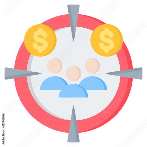 Potential Costumer Flat Icon
