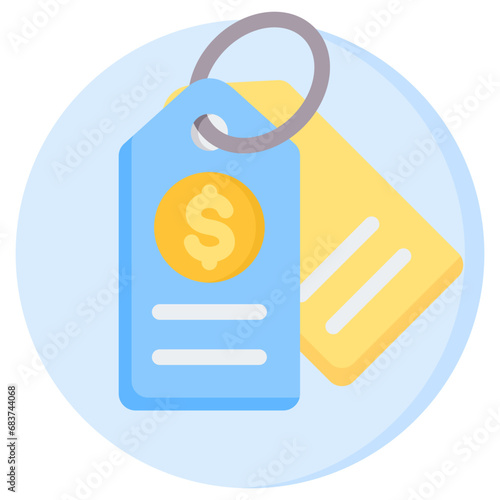 Obtain Pricing Flat Icon