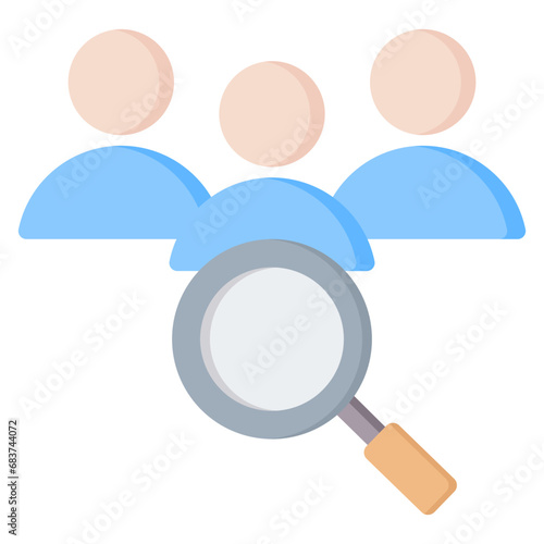 Researchers Flat Icon