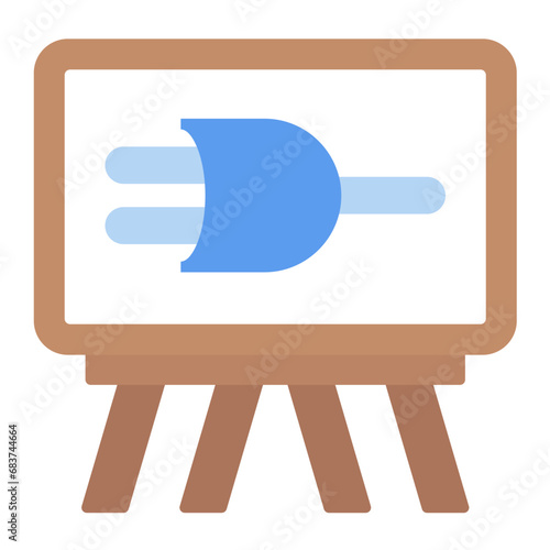 OR Gate Flat Multicolor Icon