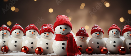 snowman christmas new year's 2024, new year's Christmas mood, Wallpaper, background, picture, illustration, clean, blank, pattern, free, screen 21:9 [21:9] © ev.GEN