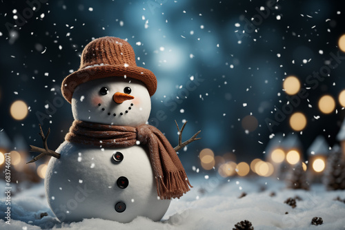 snowman christmas new year's 2024, new year's Christmas mood, Wallpaper, background, picture, illustration, clean, blank, pattern, free, screen 3:2 [3:2] © ev.GEN