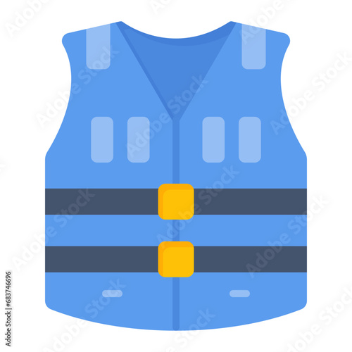 Diving Safety Flat Multicolor Icon