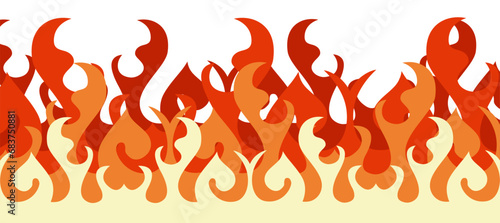 Abstract Burning flames background Wallpaper