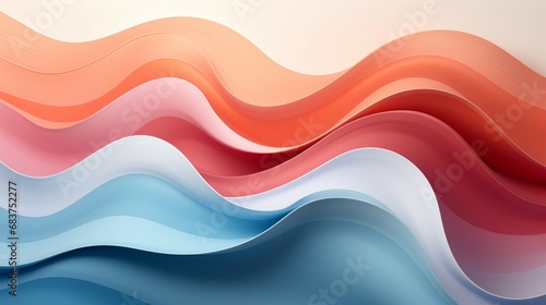 Arrière-plan simple de vague en couleur photo
