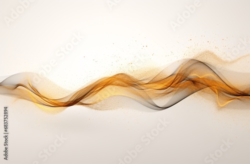 a gold dust and dust dust motion pattern on white background, line and dot work, spray painted, rusty debris