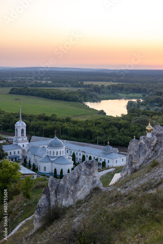 Orthodox church in Divnogorye, Voronezh region photo