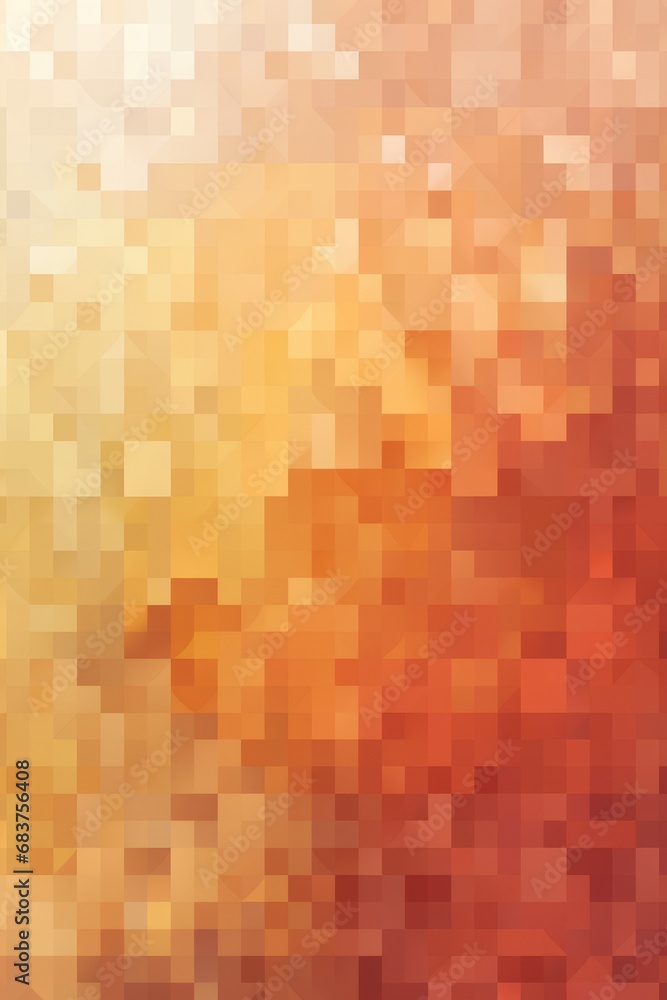 Fond orange style pixel art Fond orange style pixel art