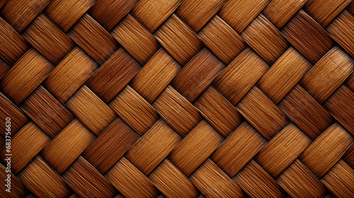 woven bamboo pattern textured background. wicker woven texture 