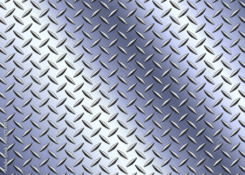 Stainless steel texture metallic, diamond pattern metal sheet texture background.