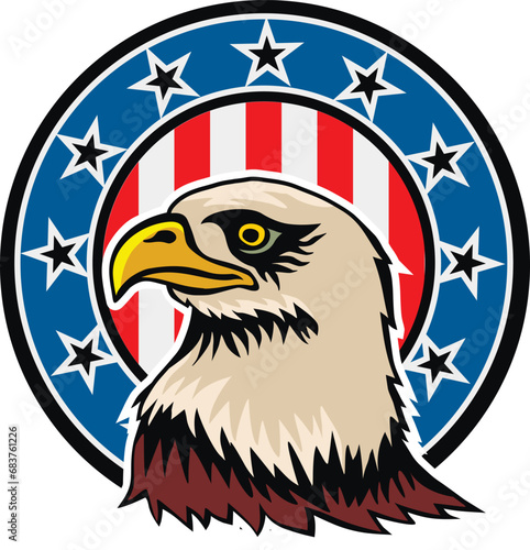 Bald eagle, american coat of arms,