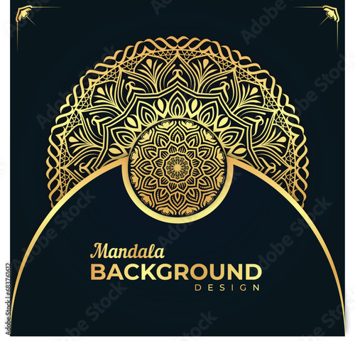 Premium Mandala Background Design