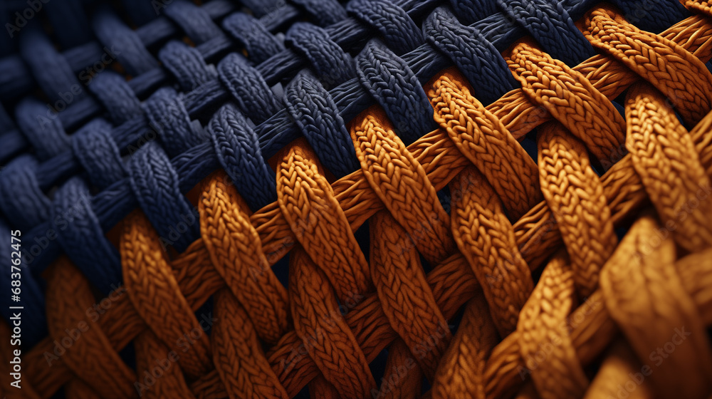 background texture featuring the cozy and textured pattern of knitted fabric.