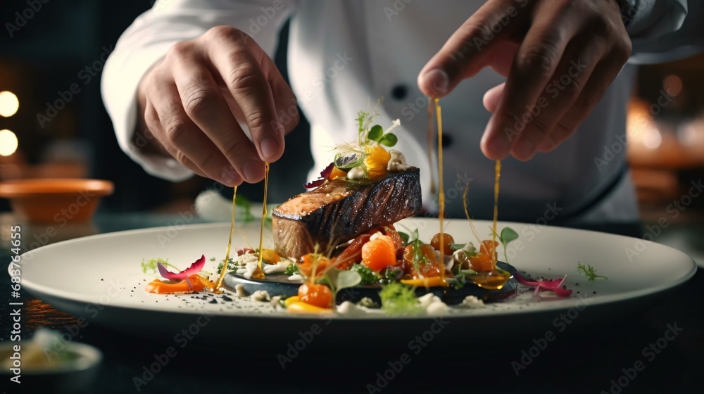 a person holding a plate of food