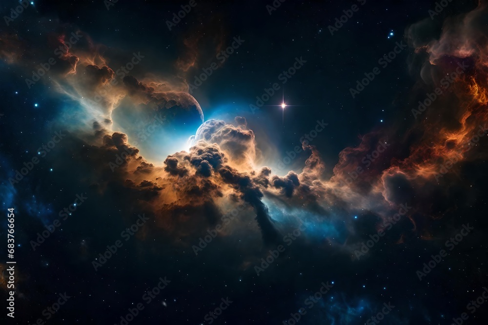 Fototapeta premium background with space