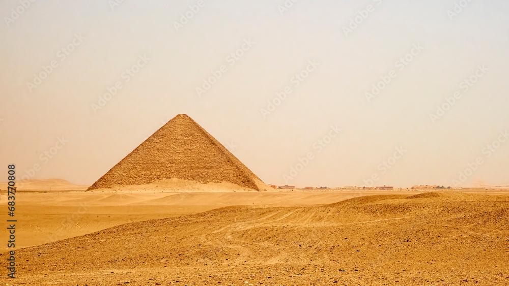 The Red Pyramid of Dahshur, Egypt