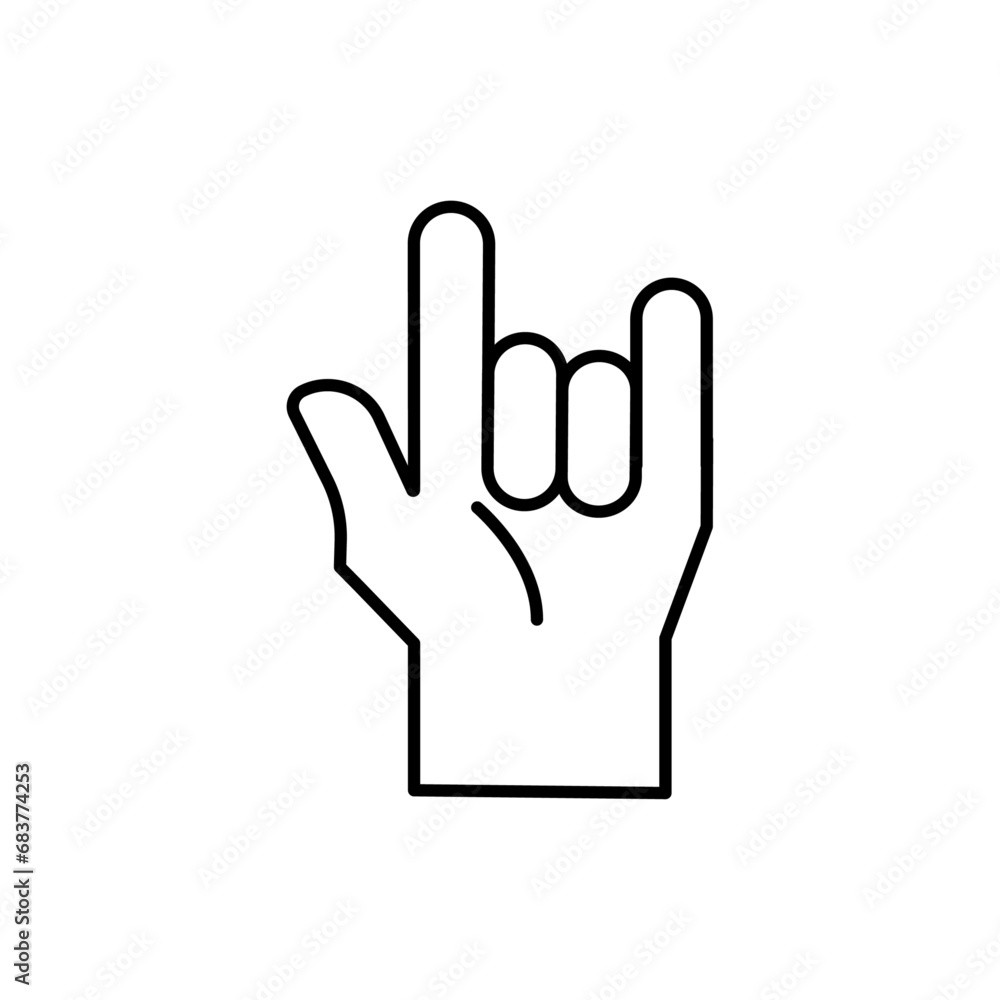 Finger icon stock vector illustration Finger icon stock vector illustration