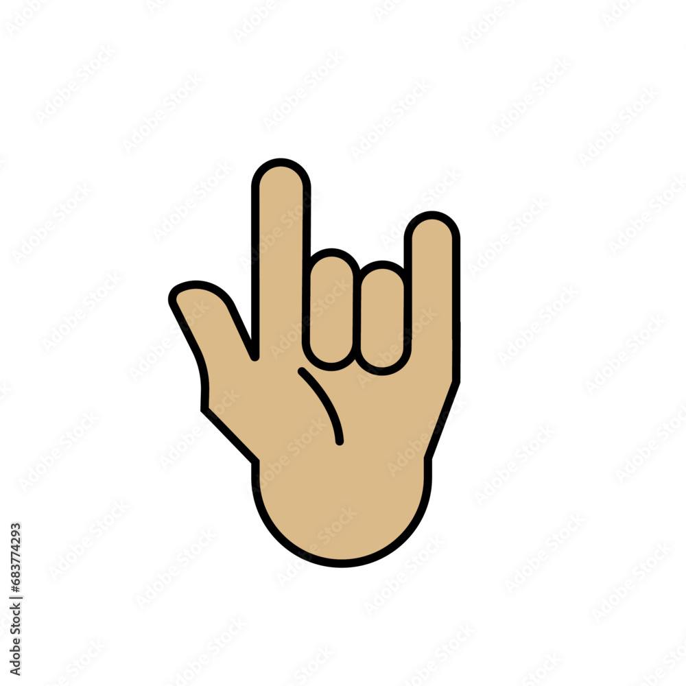 Finger icon stock vector illustration Finger icon stock vector illustration