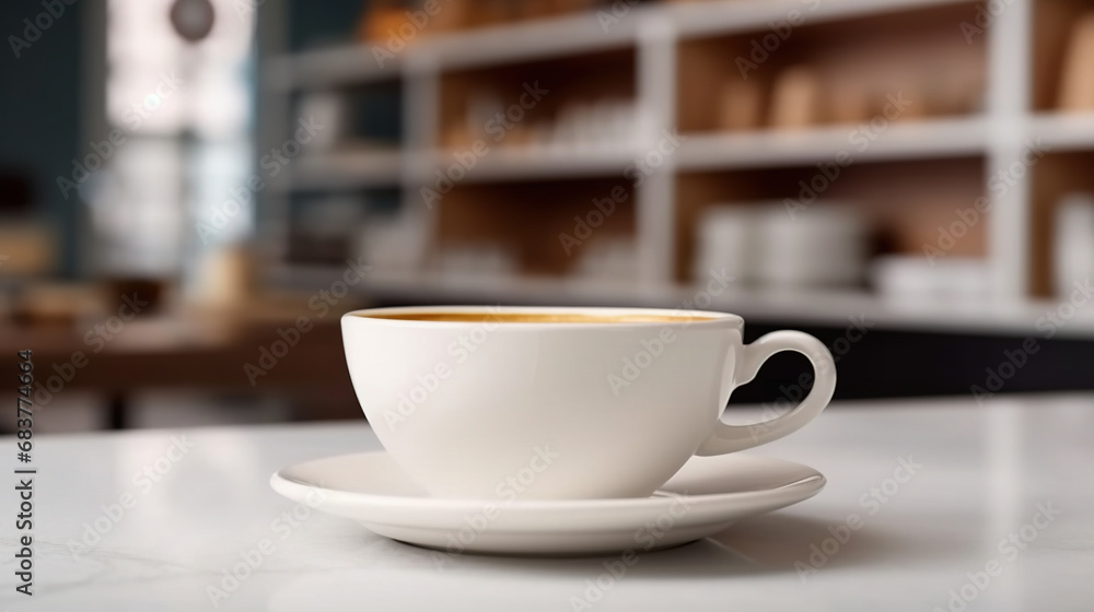 A Refreshing Cup Of Hot Coffee Background Selective Focus A Refreshing Cup Of Hot Coffee Background Selective Focus