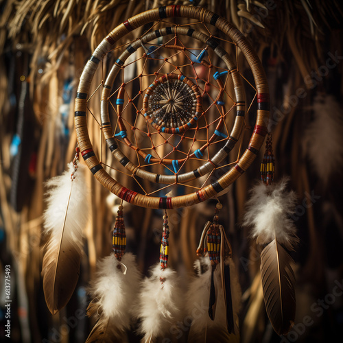 Intricate Native American Dream Catcher