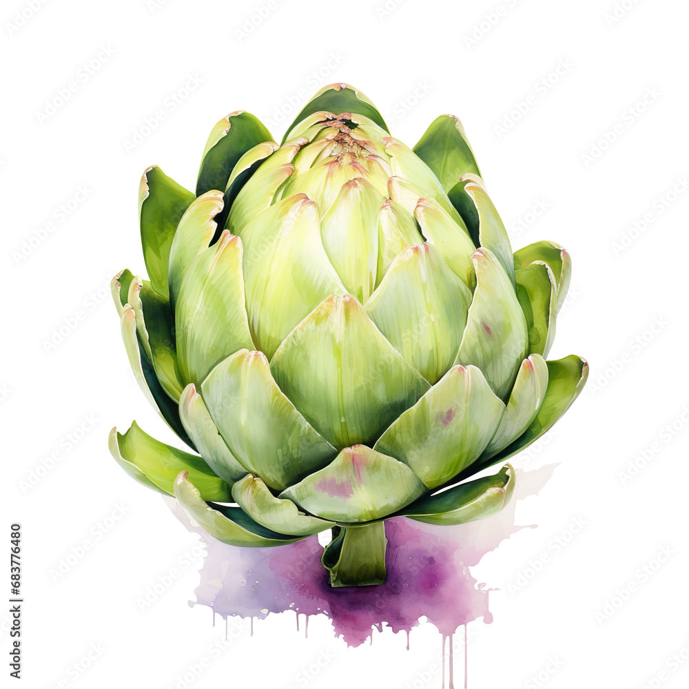 Fototapeta premium artichoke isolated on white png