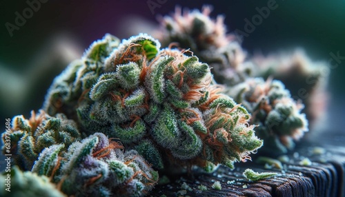 Cannabis Elegance: A Close-Up Journey Through Marijuana Bud