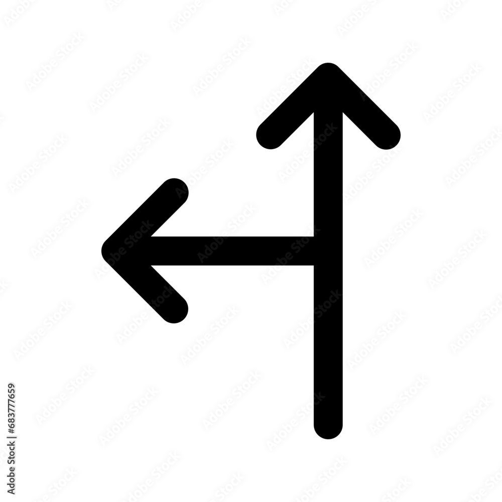 go left line icon go left line icon