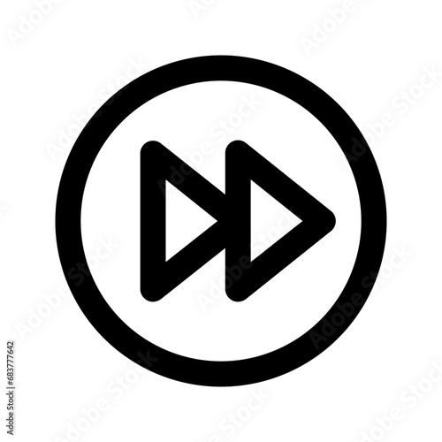 Free Download forward line icon - GFXLoad