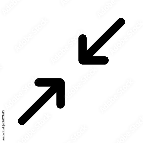 shrink line icon