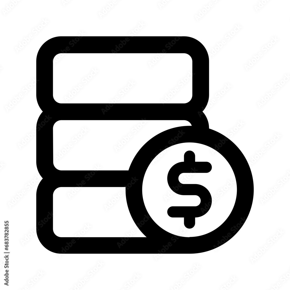 budget line icon budget line icon