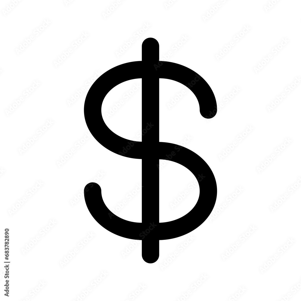 dollar symbol line icon dollar symbol line icon