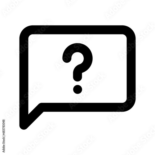 question line icon
