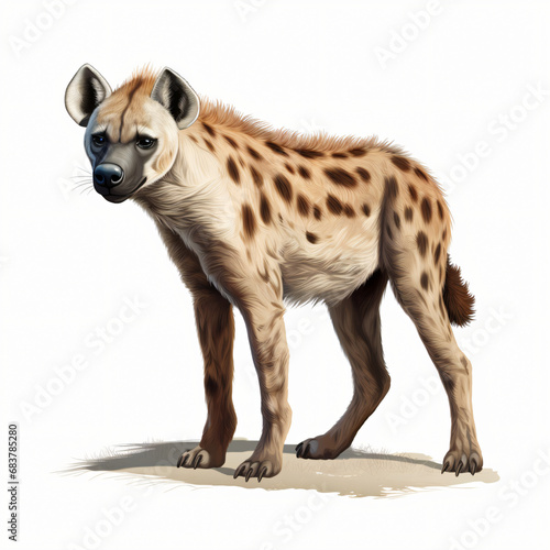 Hyena Clipart isolated on white background