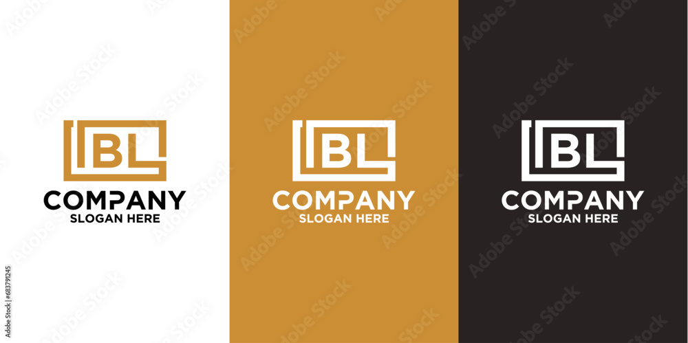 logo with letter initials I L B logo with letter initials I L B