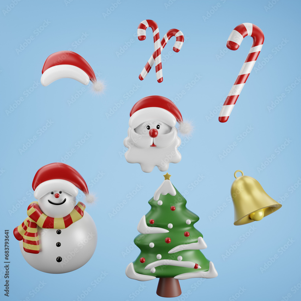 santa claus and snowman santa claus and snowman