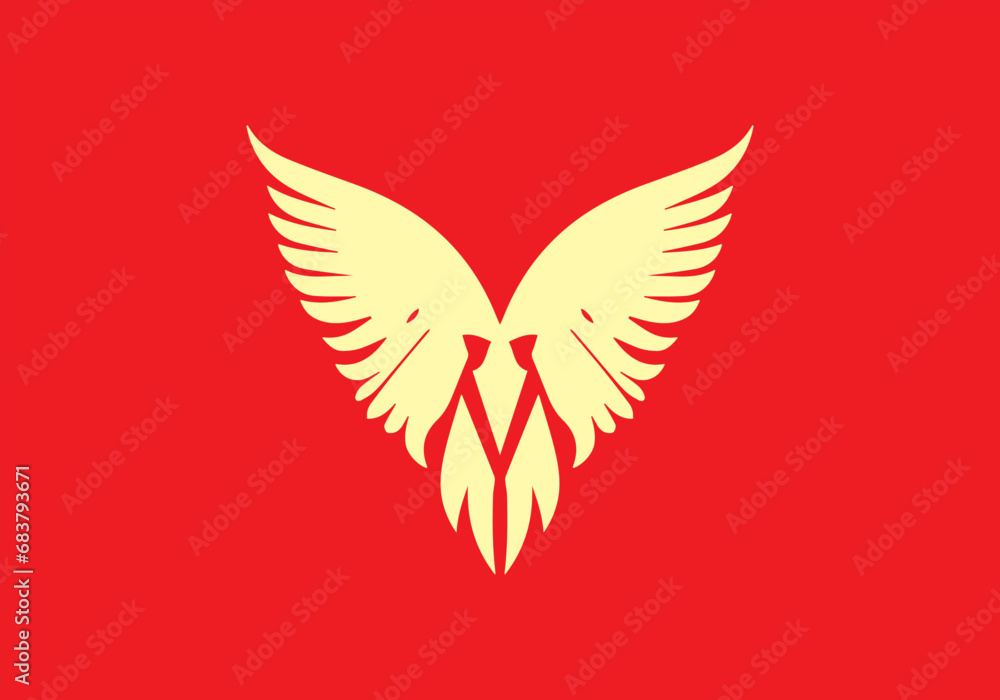 Fototapeta premium Angel logo design vector template. Editable vectors. Icon symbol vector EPS 10.