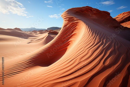 vibrant poetic charm of sand dunes, embodying intricate patterns formed by wind and sand, dynamic ecosystems they support, and captivating allure of these natural formations