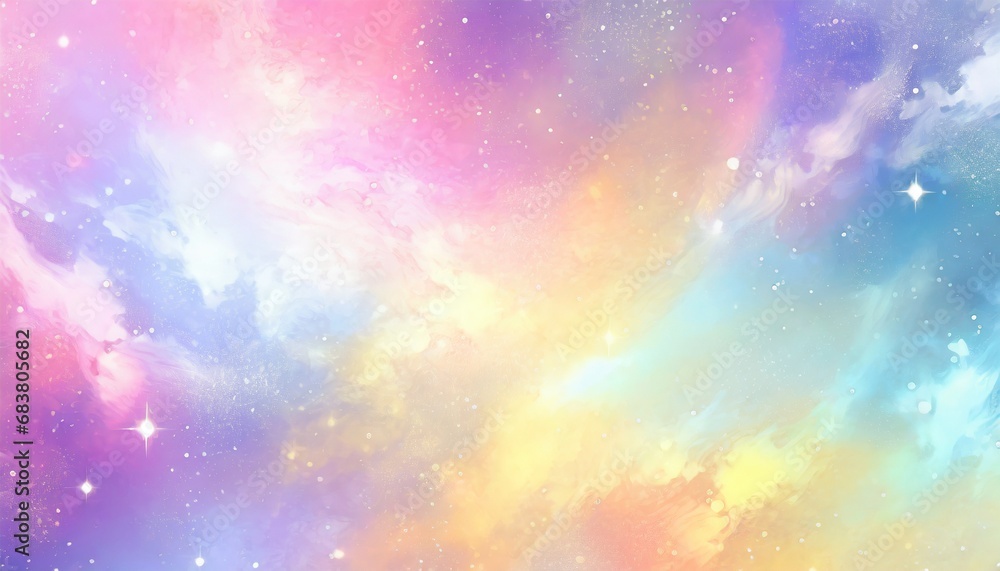 Fototapeta premium カラフルな宇宙の背景素材