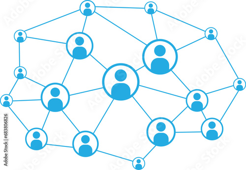 Social network scheme connecting multicultural people. Abstract social network world connect people icons relationship illustration