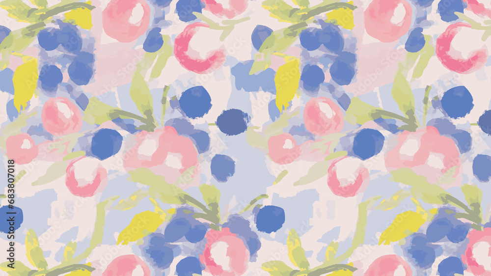 blueberry with leaves and flowers illustration blueberry with leaves and flowers illustration
