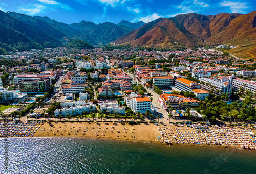 Fototapeta Naklejka Na Ścianę i Meble -  Icmeler, in the district of Marmaris, Mugla Province, Turkey