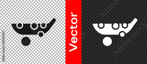 Black Peas icon isolated on transparent background. Vector