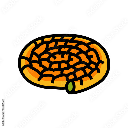 borek pastry turkish cuisine color icon vector. borek pastry turkish cuisine sign. isolated symbol illustration