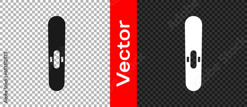 Black Cigar icon isolated on transparent background. Vector