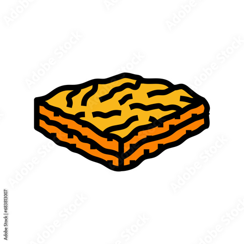 baklava pastry turkish cuisine color icon vector. baklava pastry turkish cuisine sign. isolated symbol illustration