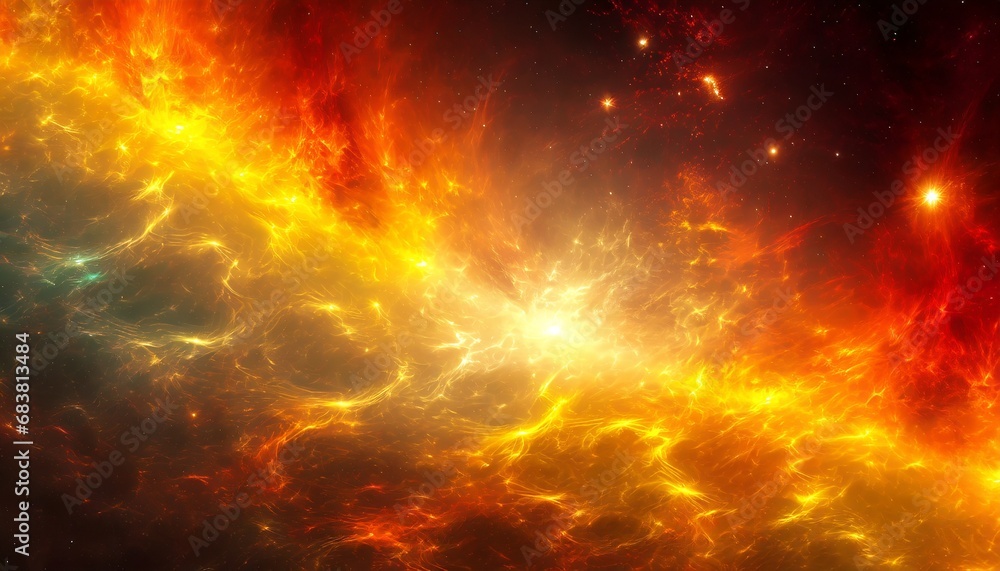 Naklejka premium カラフルな宇宙の背景素材