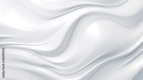 Liquid Glass and White Oil Flow Background.